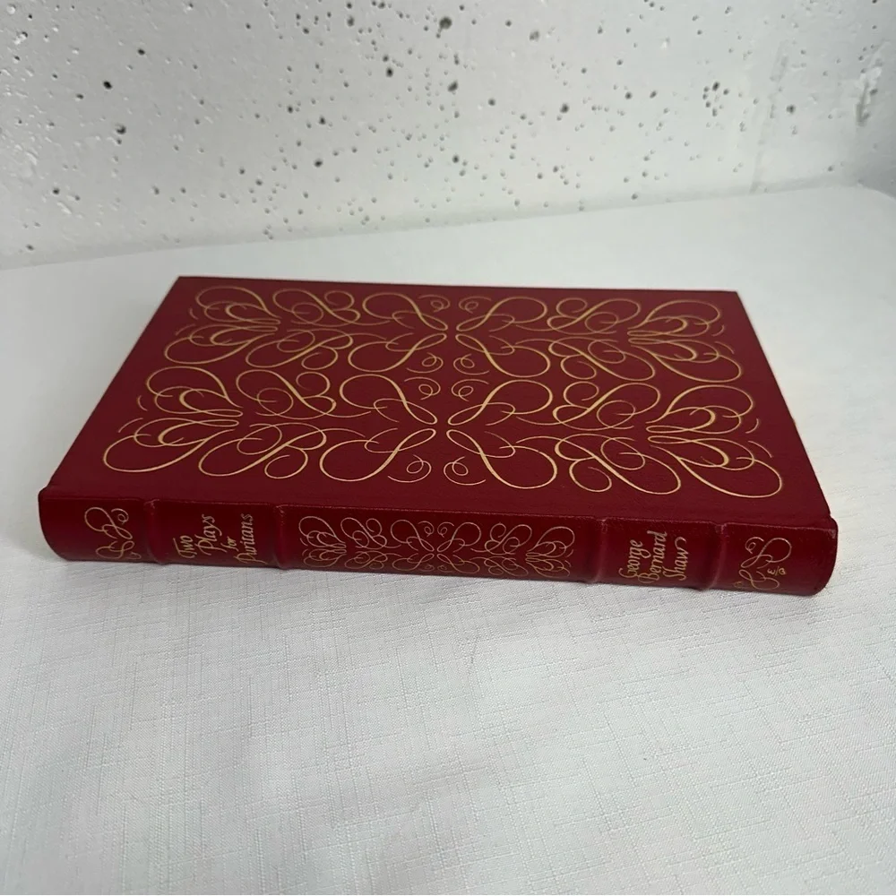 Two Plays For Puritans George Bernard Shaw Easton Press Leather Gilded Book 1979